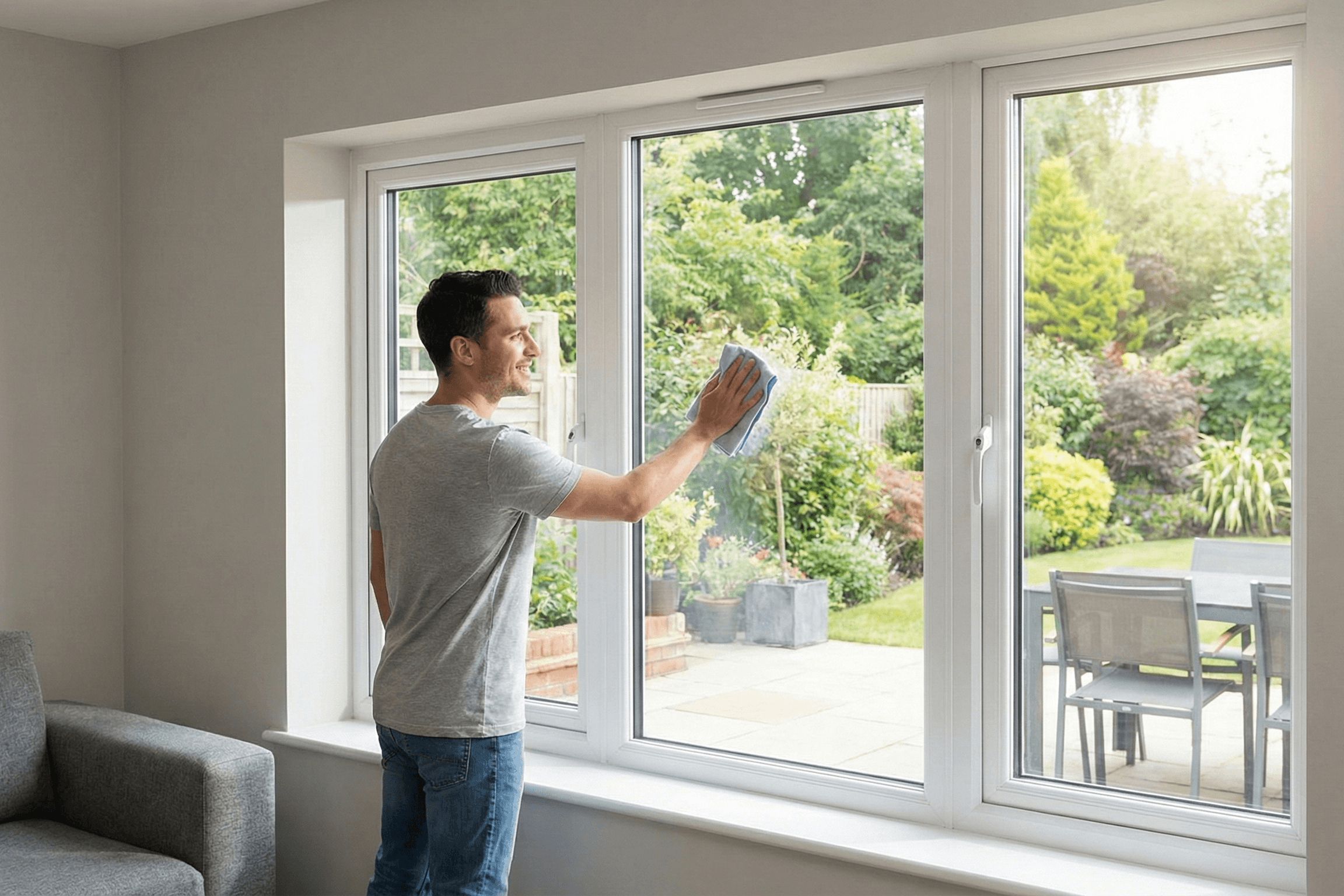 Low Maintenance uPVC Windows - Easy to Clean